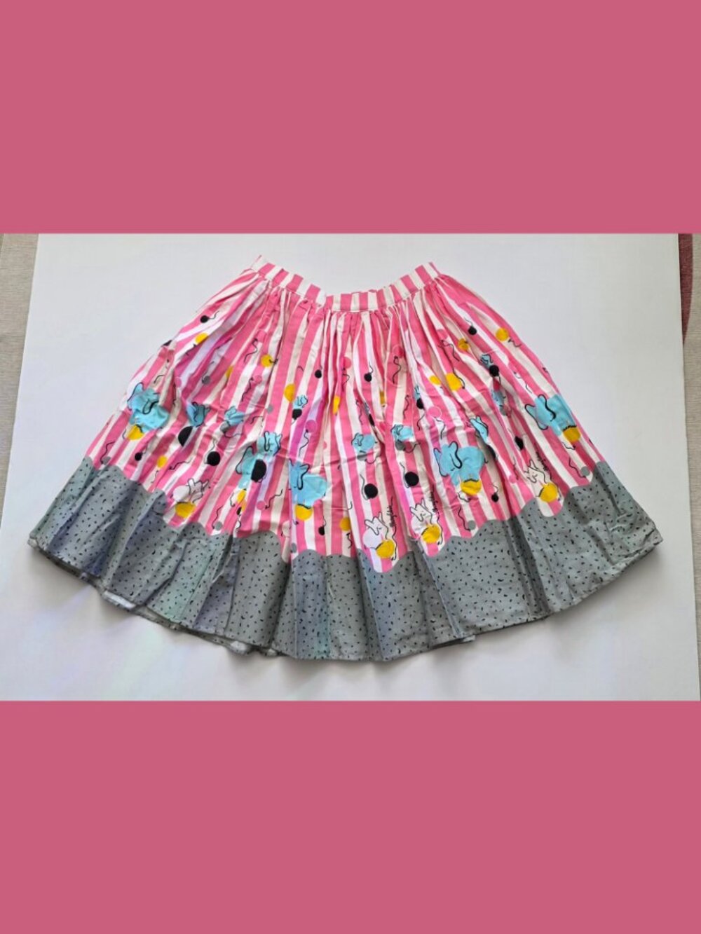 Pinup Couture Mary Blair Jenny Skirt Circus Elephant Print Size XL Retro Pinup - Picture 2 of 2